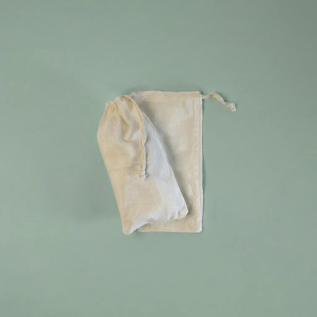 Bolsa 15x30 cm Lienzo Sublimable - Poliester 70% - Algodón 30%, Cierre de Ahorque Cinta Hilera - 1